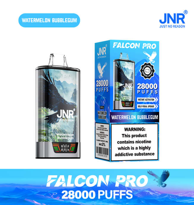 JNR Falcon Pro 28000 28K Puffs Originalmodell LED-Display Einweg-Vape – Bild 5