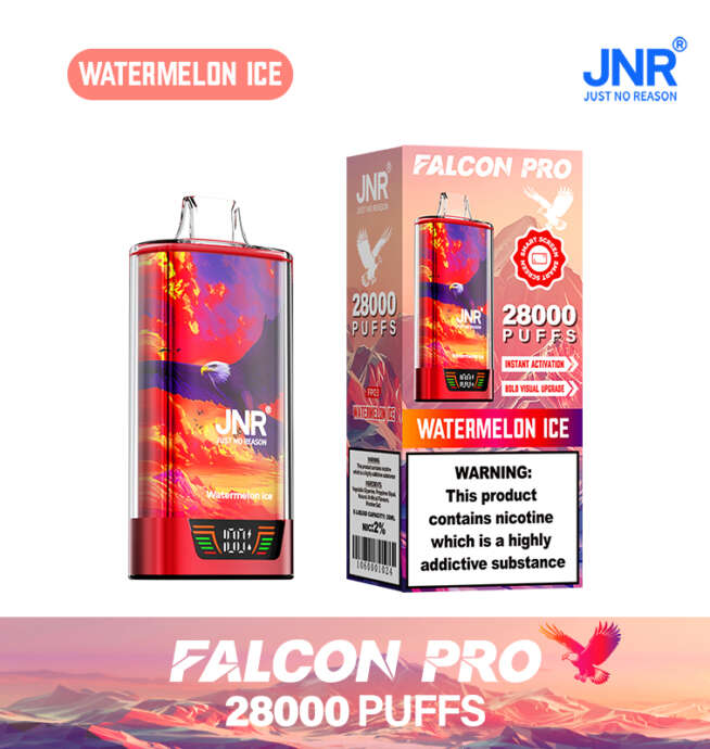 JNR Falcon Pro 28000 28K Puffs Originalmodell LED-Display Einweg-Vape – Bild 4