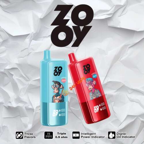 Zooy Trlple 70000 70k tiri 3 in 1 aromi nuovissimo originale display LCD ricaricabile vaporizzatore usa e getta