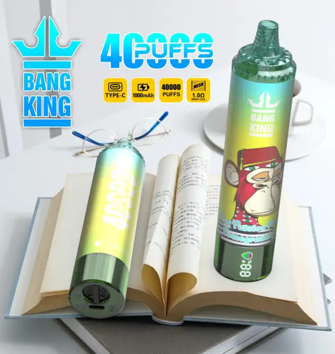 Bang King Tornado 40000 40K Puffs Original LED Display Edition Disposable  Vape Pen - 24H VAPE