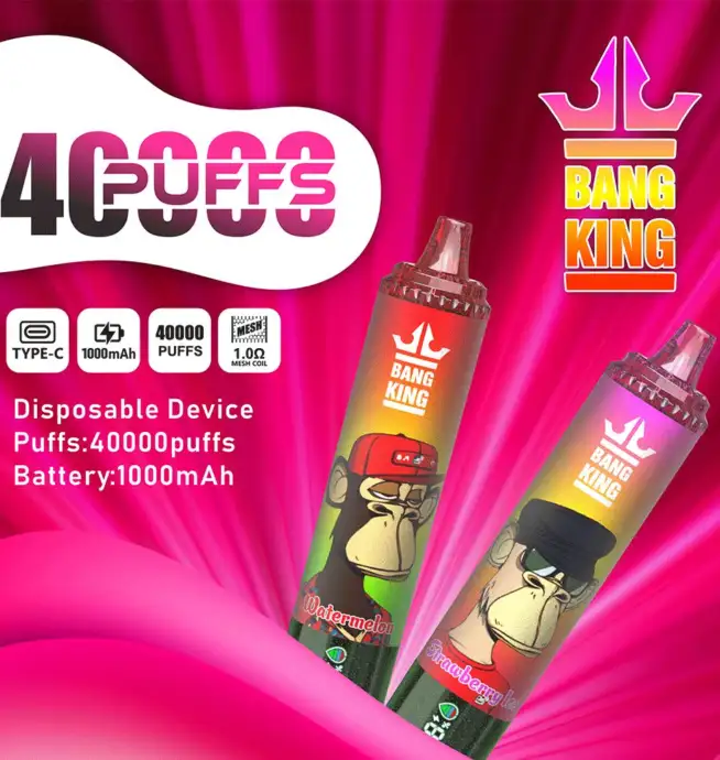 vape festival Bang King Tornado 40000 40K Puffs Original LED Display Edition Disposable  Vape Pen