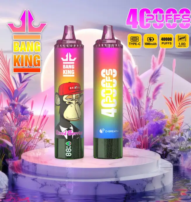 Bang King Tornado 40000 40K Puffs Original LED Display Edition Disposable  Vape Pen - 24H VAPE