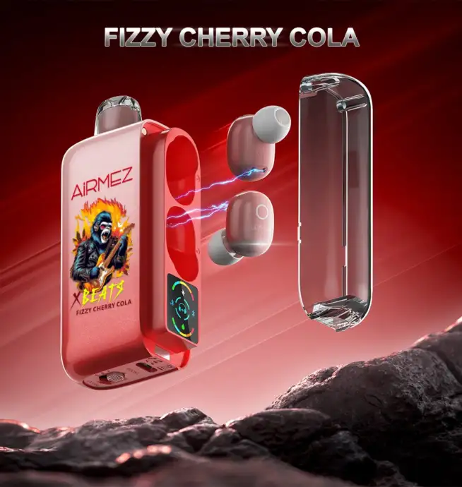 Airmez Xbeat 40000 40k Puffs Original Earphone LED Display Disposable Vape EU Warehouse Airmez Xbeat 40000 40k Puffs Original Earphone LED Display Disposable Vape EU Warehouse