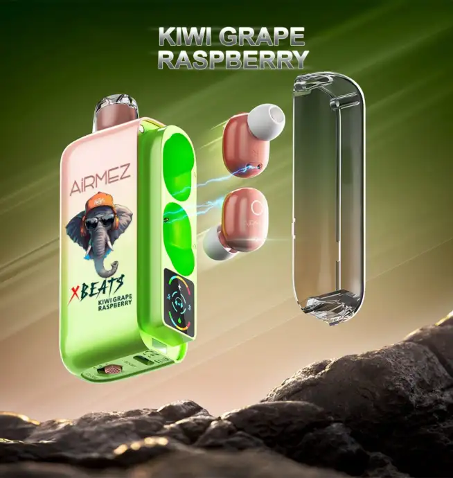 Airmez Xbeat 40000 40k Puffs Original Kopfhörer LED-Display Einweg-Vape  EU-Lager