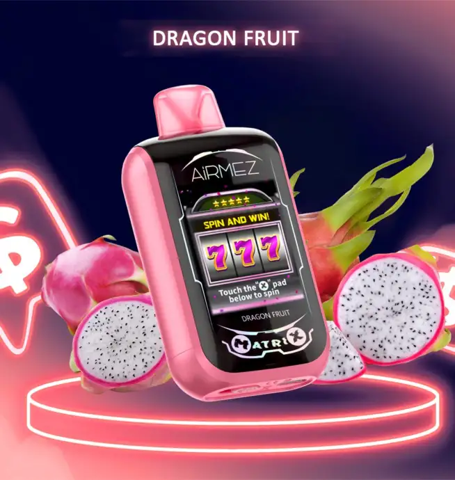 Airmez Matrix 30 000 bouffes (30 000 bouffes) Original Lucky Room  Gameplay cran LED Vape jetable Entrept UE - 24H VAPE