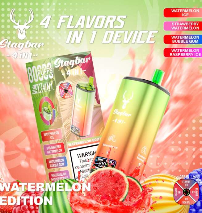 stag bar 4in1 80000 80k puffs newest original rechargeable lcd display disposable vape eu warehouse