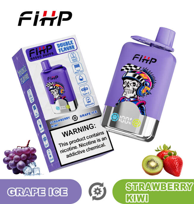 fihp 40000 40k puffs double taste lcd display disposable vape