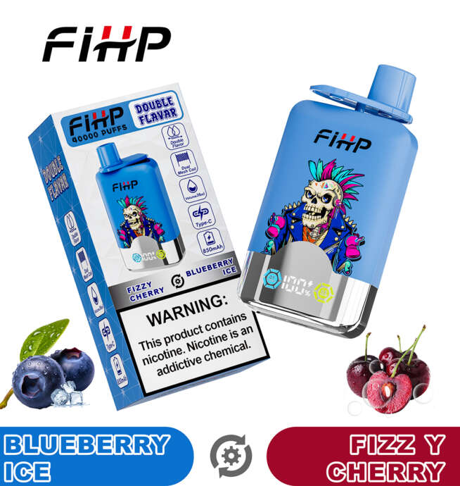 fihp 40000 40k puffs double taste lcd display disposable vape