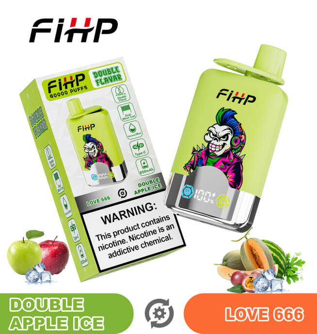 fihp 40000 40k puffs double taste lcd display disposable vape