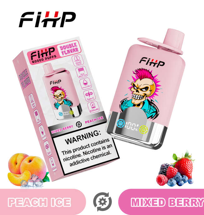 fihp 40000 40k puffs double taste lcd display disposable vape