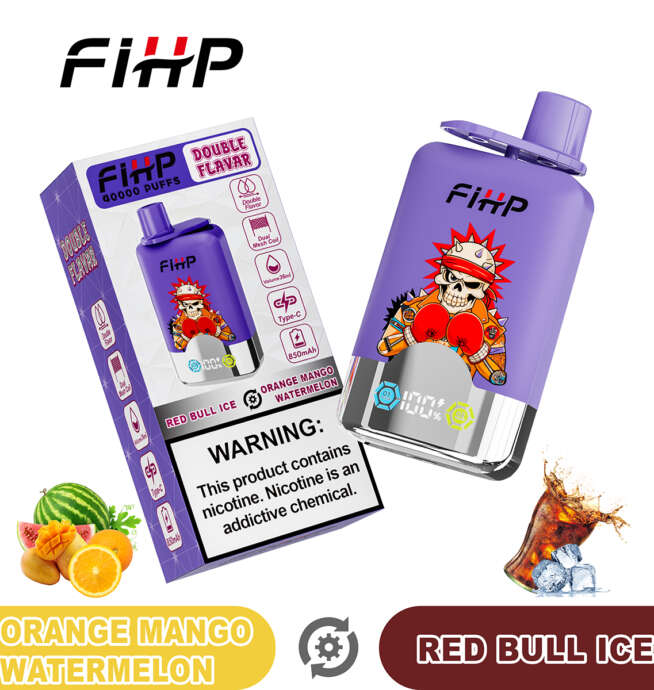fihp 40000 40k puffs double taste lcd display disposable vape