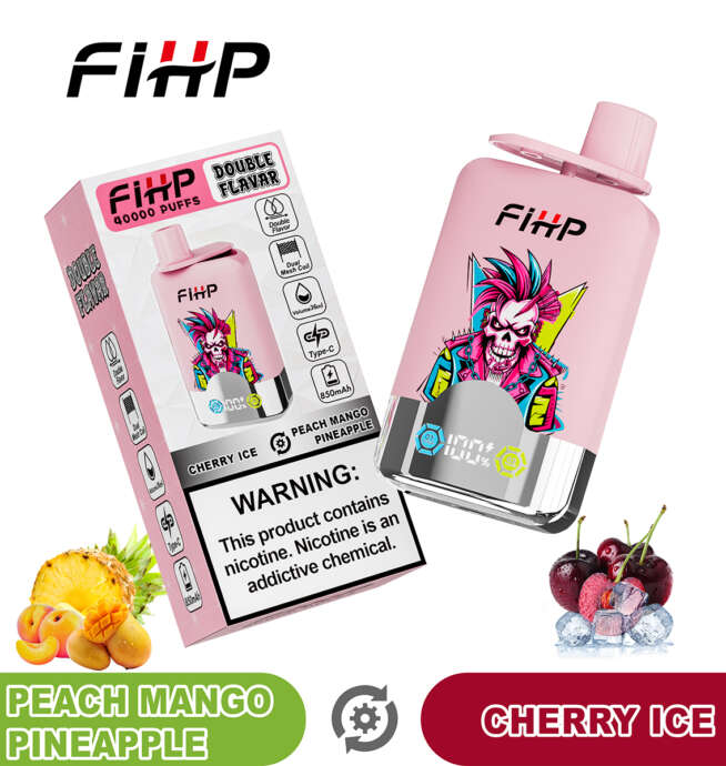 fihp 40000 40k puffs double taste lcd display disposable vape