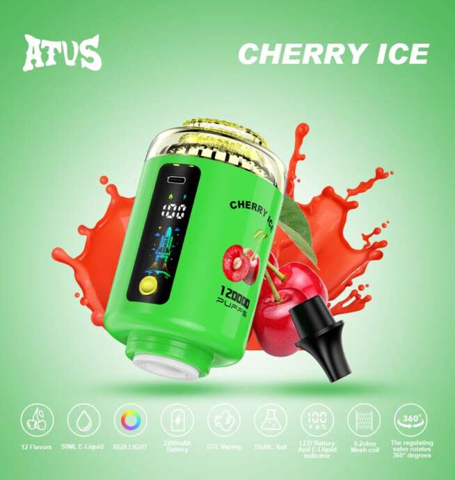 atvs 120000 120k puffs hookah head led display dtl disposable vape