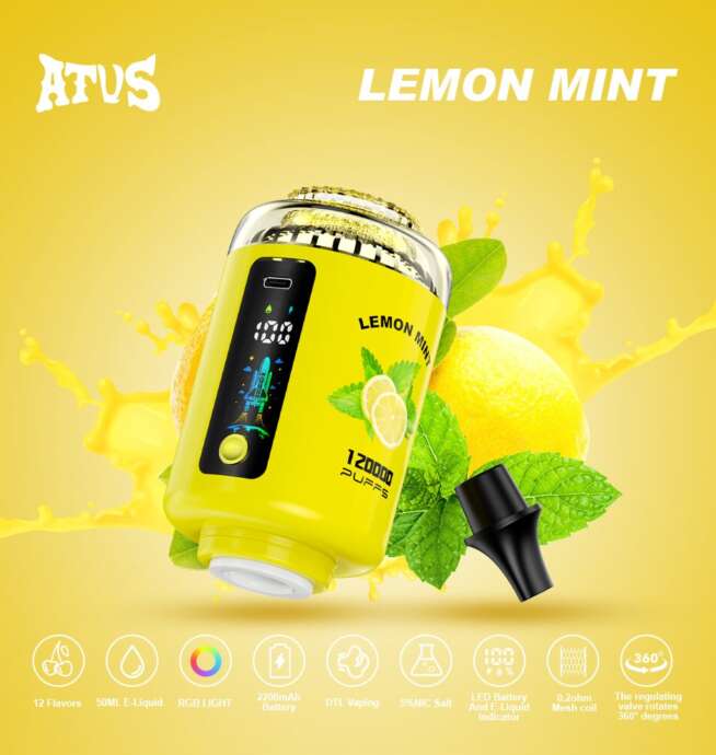 atvs 120000 120k puffs hookah head led display dtl disposable vape