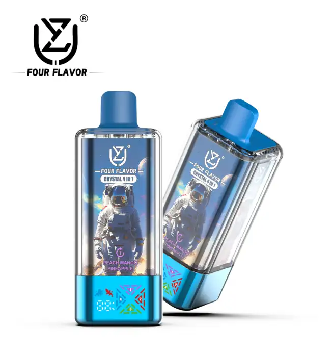 UZY Four Flavors 100000 100K Puffs Crystal 4 In 1 Flavors Newest Original  Rechargeable LED Display Disposable Vape