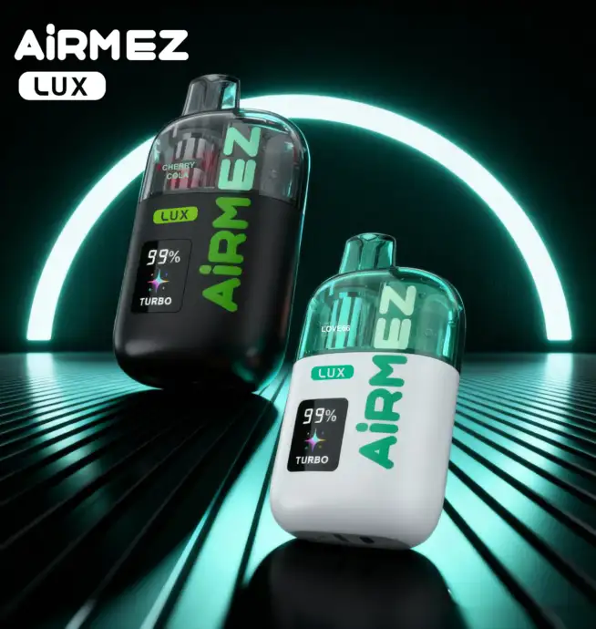 Airmez Lux 60000 60K Puffs Boost/Turbo Mode Rechargeable LED Display  Disposable Vape EU Warehouse