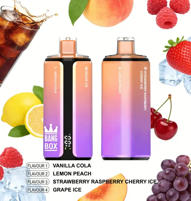 Bang Box 160000 160K Puffs 4 In 1 Flavors Original Rechargeable LED Display  Disposable Vape