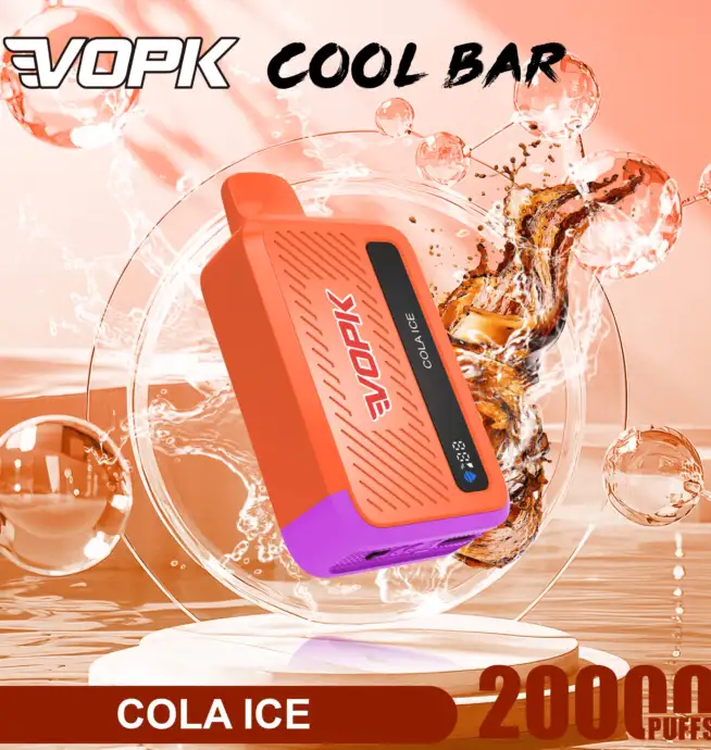 VOPK Cool Bar 20000 20K Puffs Adjustable Airflow Original Rechargeable Disposable  Vape - 24H VAPE