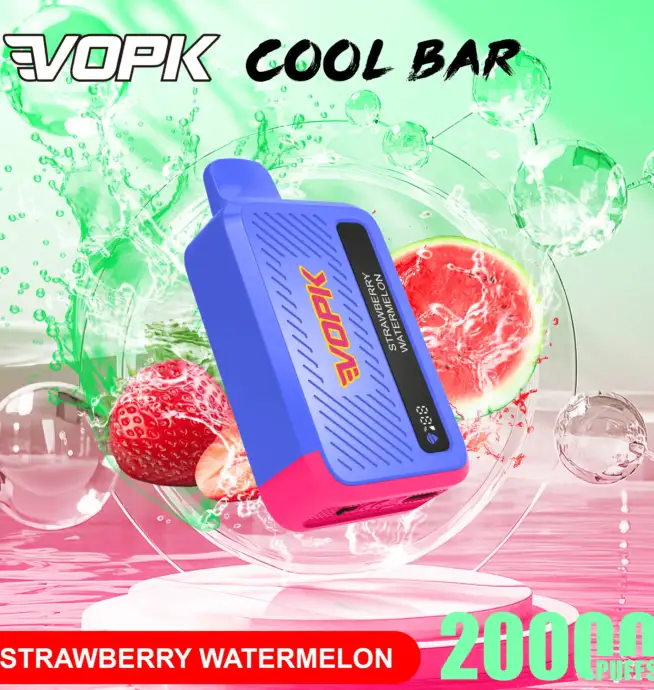 VOPK Cool Bar 20000 20K Puffs Adjustable Airflow Original Rechargeable Disposable Vape - 24H VAPE VOPK Cool Bar 20000 20K Puffs Adjustable Airflow Original Rechargeable Disposable Vape - 24H VAPE
