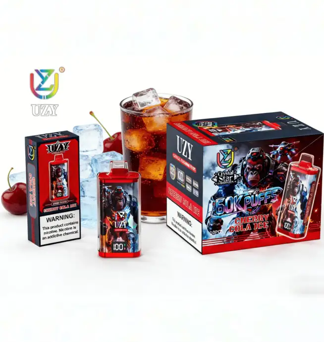 UZY Crystal Star 60000 60K Puffs Smart Display Rechargeable Original  Disposable Vape - 24H VAPE