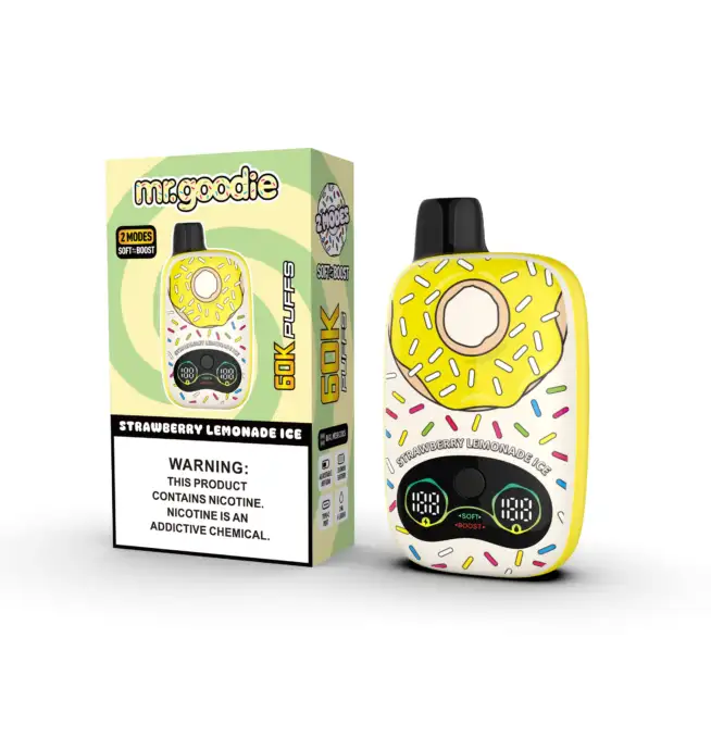 Mr.Goodie Donut 60000 60K Puffs Adjustable Airflow Dual Mesh Original  Disposable Vape