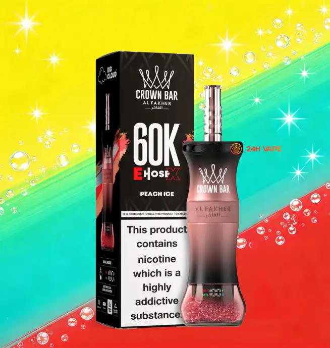 crown bar vape Shop Al Fakher Crown Bar Ice Adjust Disposable main image 1