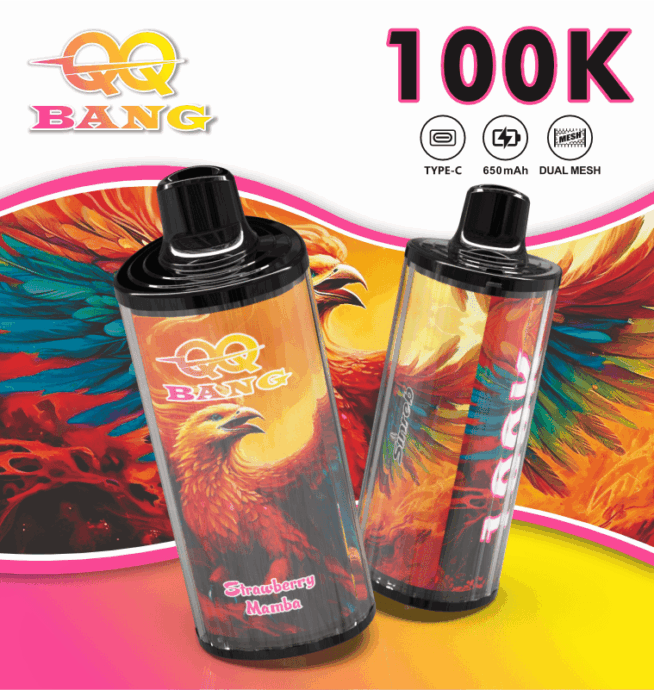 QQ Bang 100000 100K Puffs Dual Mesh Original Rechargeable Disposable Vape