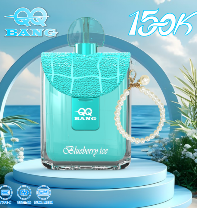 QQ Bang 150K Disposable Vape|Type-C Rechargeable Portable E-Cigarette - 24H  VAPE