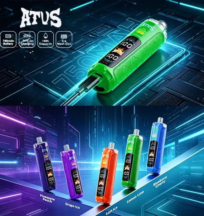 ATVS 70000 70K Puffs Original DTL/MTL Modes LED Display Disposable DTL Vape  Pen - 24H VAPE