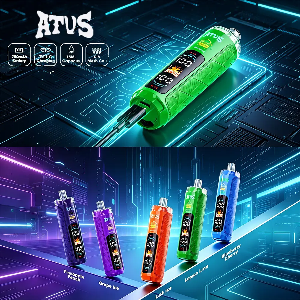 ATVS 70000 70K Puffs Original DTL/MTL Modes LED Display Disposable DTL Vape  Pen - 24H VAPE