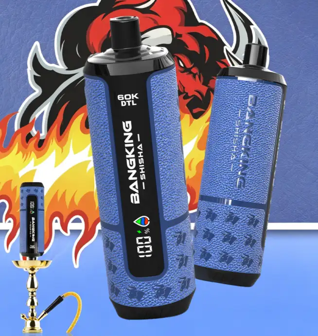 Bang King Shisha 60000 60K パフ LED ディスプレイ 使い捨て DTL